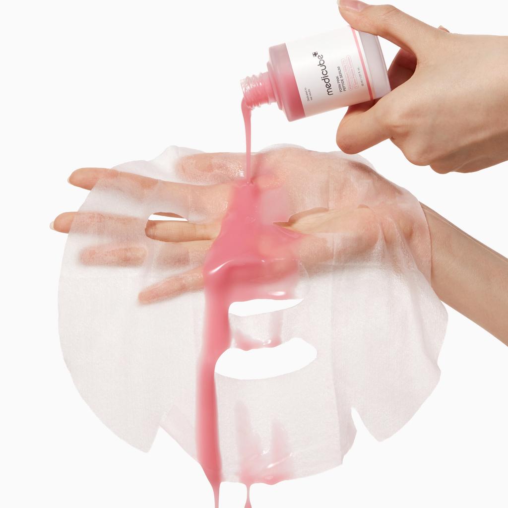 Medicube [Neuer 5+1 Blatt Exklusivplan] Medicube PDRN Pink Peptide Ampullenmaske 5 Blatt Plan +1 Blatt