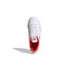 Adidas Originals Ny 90 J Leather Durable Low-Top Skate Shoes Kids Sneaker White Red FY2592
