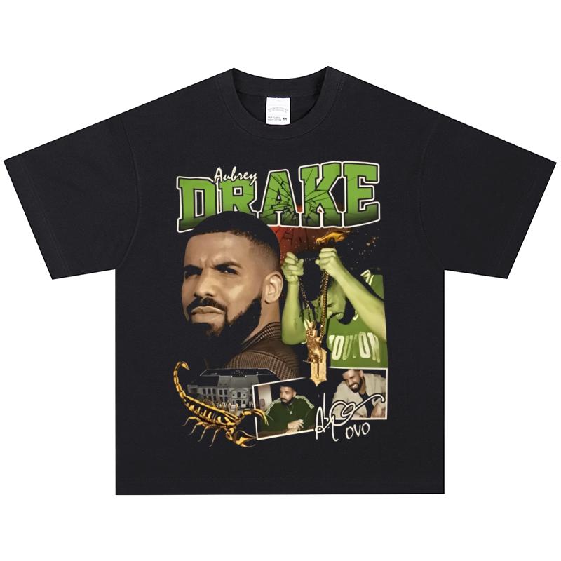 Drakerap T-Shirt, Soft Fabric Casual Daily Wear XXXXL