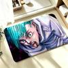 Hajime Kashimo Jujutsu Kaisen Manga Baño Absorbente Pequeña Alfombrilla de Suelo Suave Cómoda Decorativa Alfombrilla para Pies