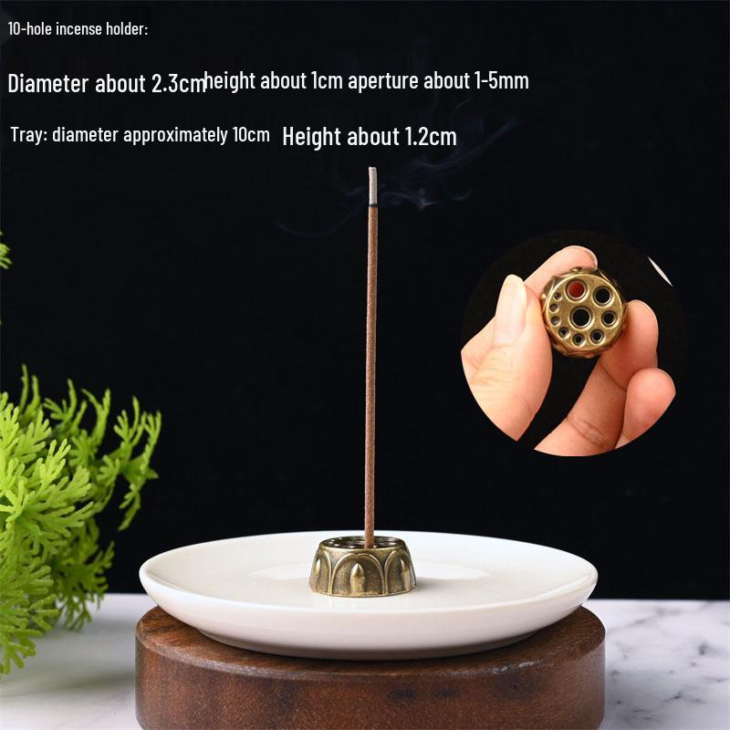 Metal Perforated Incense Burner for Sandalwood & Agarwood - Cultural & Creative Gift Accessory