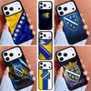 Bosnien och Hercegovina Flagga Telefonfodral för iPhone 16e 15 14 13 12 17 Pro Max Plus Air 17pro Fodral Coque