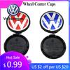 Voor VW Volkswagen Jetta MK5 Golf 20 stuks ABS 56 mm Blauw Rood Auto Wielnaafdop Wielembleem Voor VW Volkswagen Golf Jetta Bora Pol