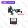 9" Android Navigation Screen Frame for 2005-2009 Mercedes-Benz C-Class W203.
