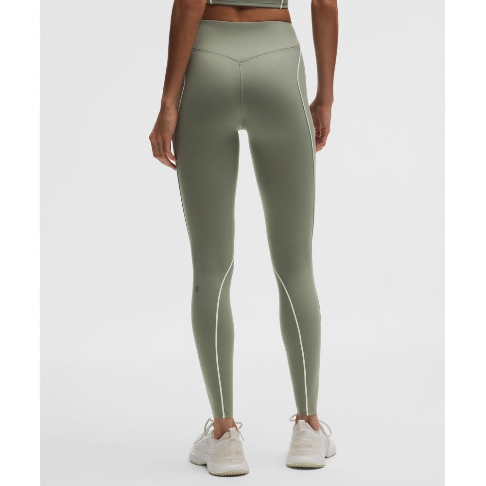 Lululemon Ultralu Contour Seam High Rise Tight Willow Leaf
