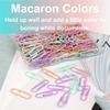 Macaron Colored Paper Clips 400 PCS Small Size Paper Clip 1.1 Inch (28mm) 2 Boxes of 200 PCS Each PaperClips Suitable for Office School Paperwork and