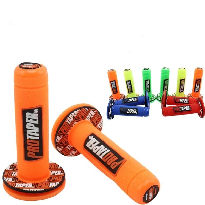 Motorcycle Rubber Grips 7/8" Handlebar Grips Universal Dual Soft Rubber For Pit Dirt Bike Off-Road Motocross Accessories