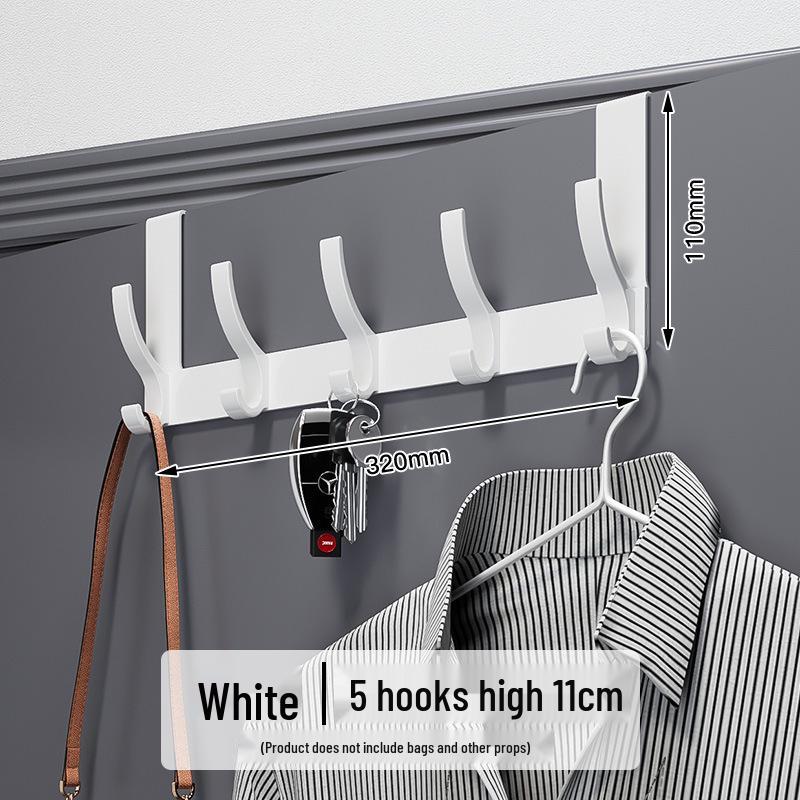 Over-the-Door No-Drill Coat Rack & Clothes Hook