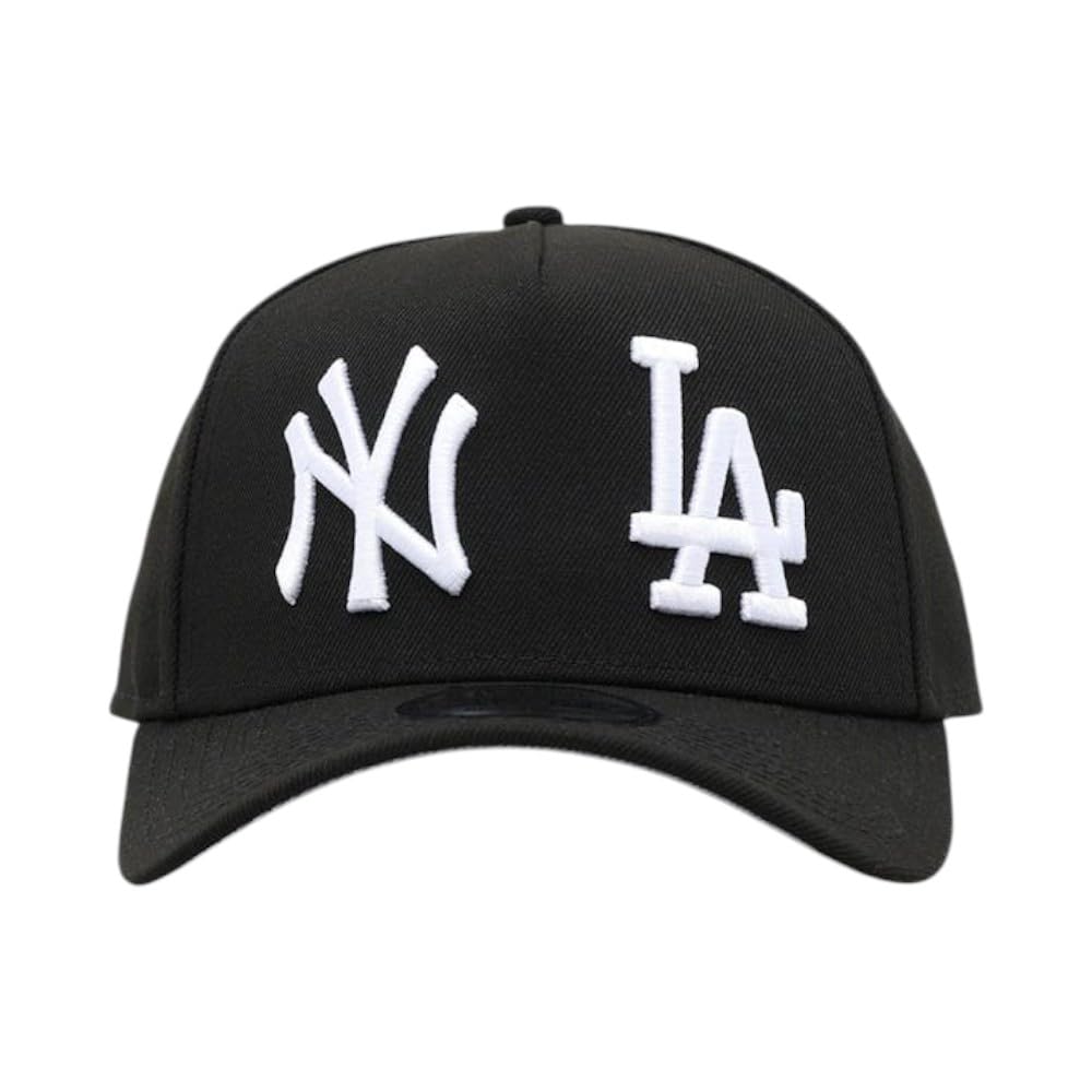 

[New Era] Кепка NY Yankees LA Dodgers Двойной логотип MLB 9FORTY Снэпбэк Кепка на ремешке [70819082] ЧЕРНЫЙ [Продукт]