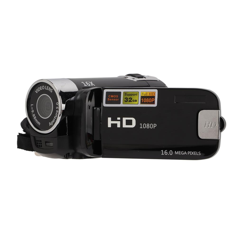 Videokamera Camcorder Full HD Kamera Recorder 270 Grad Drehung 2,7 Zoll Farbbildschirm 16x Zoom Digitale Camcorder