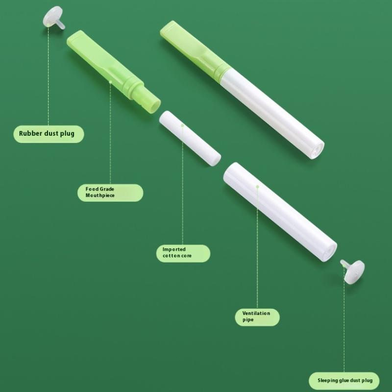 2 ks Bezkouřový vzduchový inhalátor Pomůcka pro odvykání kouření Neelektrický inhalátor Cestování autem vlakem Bezpečný a zdravý Pomůcka pro odvykání kouření