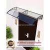 Aluminum Alloy Window Awning: Outdoor Polycarbonate Sunshade & Rain Shelter for Doorway or Balcony