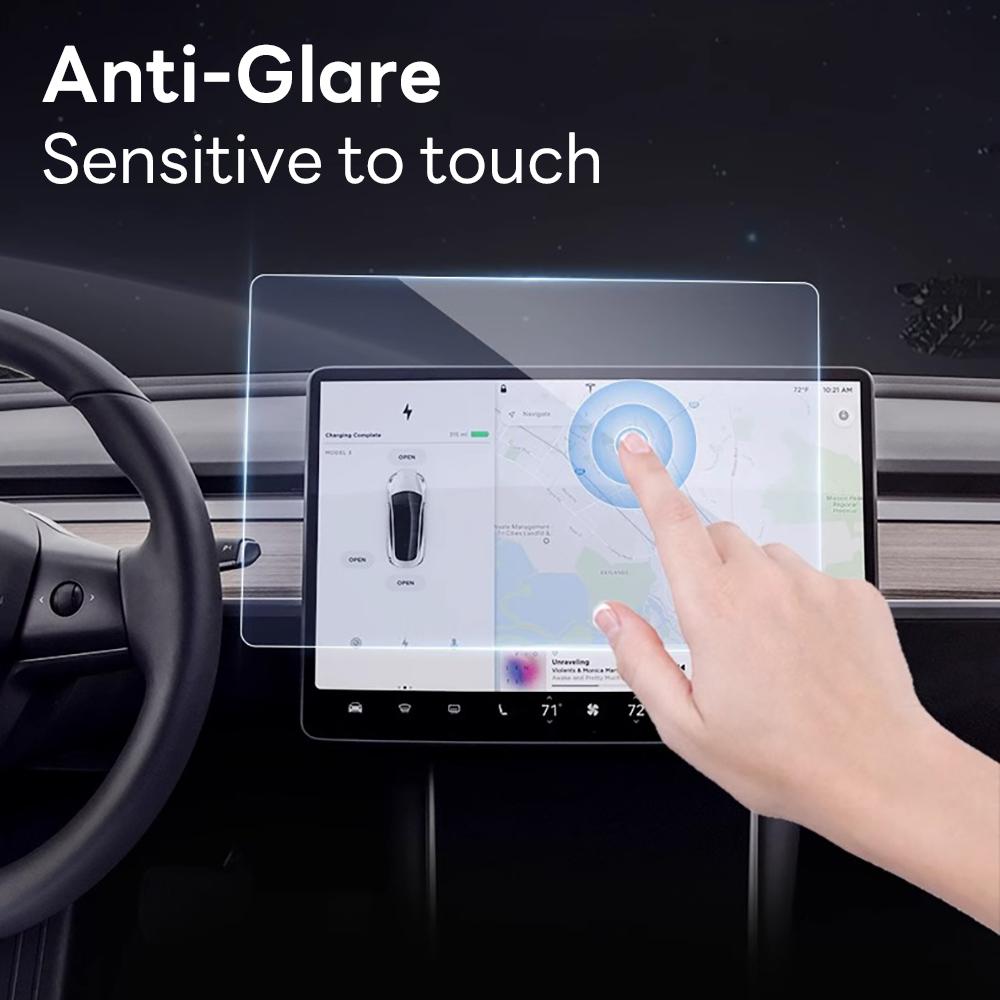 HD Tempered Glass Screen Protector For Tesla New Model Y Launch juniper Accessories 2025 2026 Center Display Film Anti-glare