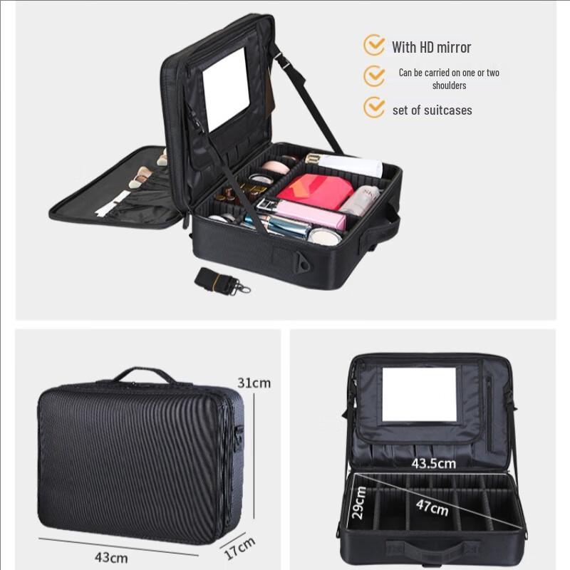 Weipelu Professional Portable Makeup Artist Organizer Bag