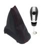 For VW VOLKSWAGEN Golf 6 MK6 DSG Gear Shift Knob Stick Pen Lever Shifter Gaiter Boot Collar Car Styling Accessories