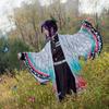 Kochou Shinobu Cosplay Kostüm Anime Dämon Slayer Cosplay Haori Umhang Anzüge Uniform Perücke Halloween Party Kostüm Erwachsene Kinder