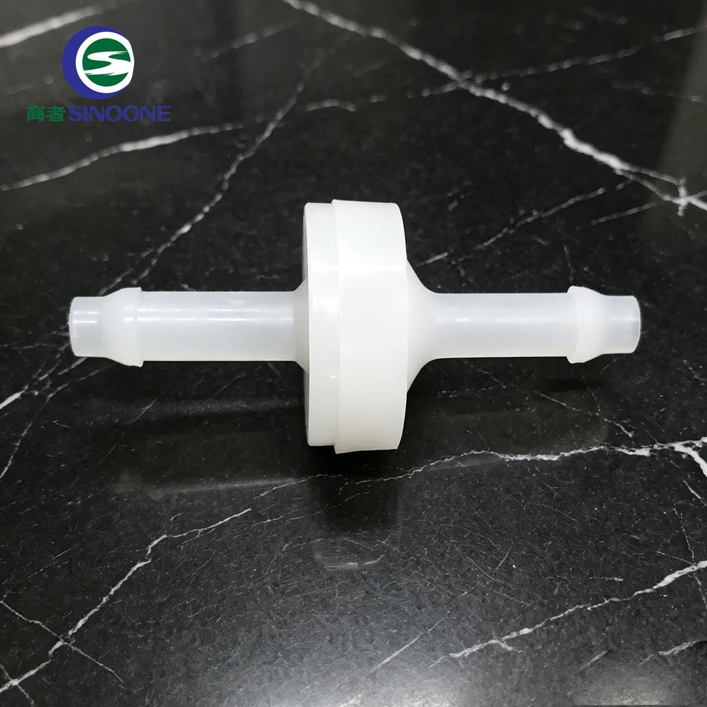 3/16 in PVDF Ozone FKM Diaphragm Water Treatment Check Valve Prevent Backflow in Ozone Generator Pipelines Gas Check Valve