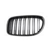2-linjiga främre stötfångargaller njurracinggrill blanksvart för BMW F01 F02 F03 F04 740I 750I 7-serien 2009-2015 Biltillbehör