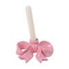INS Ceramic Bow Candle Holder Unique Candle Stands Minimalist Long Candle Candlestick  Living Room
