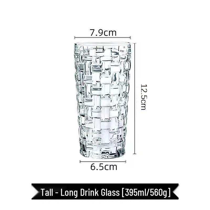 Diruian Elegant Glass Beverage Cups