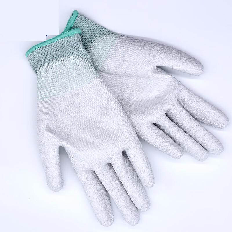 Anti-static Carbon Fiber Coated Palm Gloves