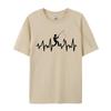 Fishing Heartbeat Tshirts Slim Fit Normal Top Tshirts Student Tops T Shirt Design Tee Shirts Thanksgiving Day
