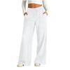 Women’s Wide Leg Drawstring Waist Pants Loose Fit Elastic Waistband Trousers Casual Lounge Sweatpants with Pockets