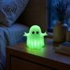 Durable Pla Figurine Halloween Ghost Figurine, 3D Printed Cute Rock Statue, Whimsical Desk Decor Funny Coffee Table Centerpieces Shelf Mantel