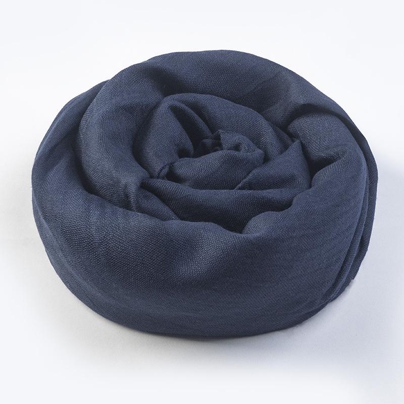 Women's Summer Sun Protection Scarf: Cotton & Linen, Japanese & Korean Style, Medium-Long, Lightweight Shawl