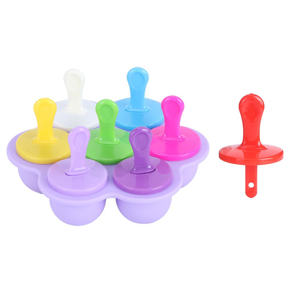 Household Reusable Silicone Ice Cream Molds Making Mold Tool Kitchen Supplies