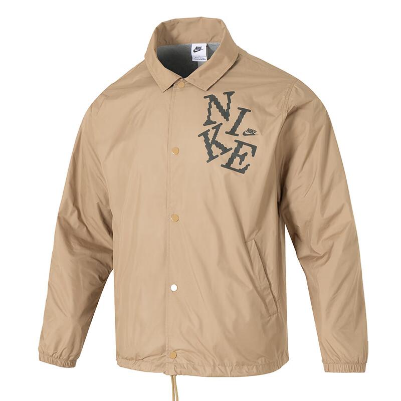 Nike Logo Letter Polo Neck Fitness Training Long Sleeve Jacket Men jackets HV0815-297