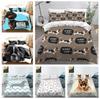 3D Printed Dog Bedding, Animal Down Duvet Cover, Pillowcase 2/3pc, Men's Kid Teens Cover Gift, King Queen Bed, All Sizes