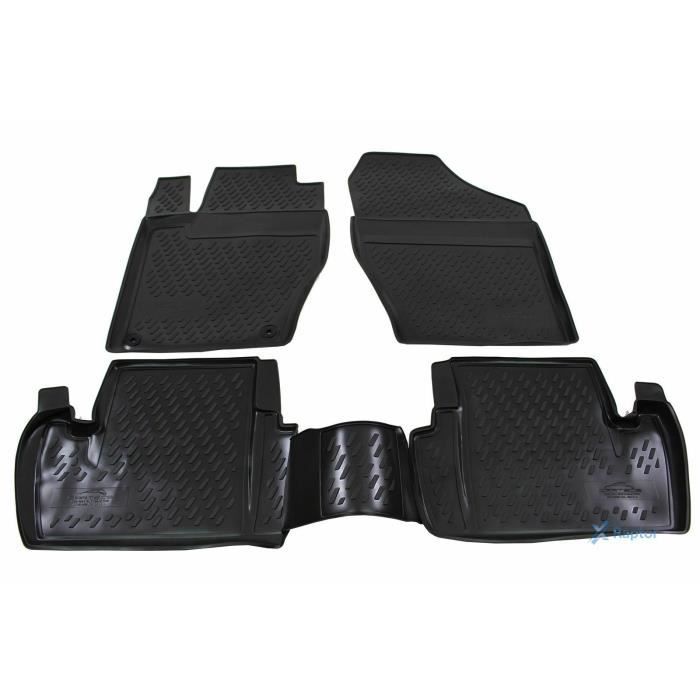 J&J AUTOMOTIVE | Tapis De Sol En Caoutchouc 3D Exclusive Pour Citroën C4 2010-2018