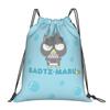 Custom B-BADBADTZ Drawstring Bags for Shopping Yoga Backpacks Women Men Penguin Anime Sports Gym Sackpack