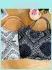 Stylish Large Capacity Casual Shopping Tote Bag In Vintage Cashew Flower Pattern