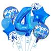 32" Blue Star Aluminum Foil Balloon Set for Birthday Party Decor