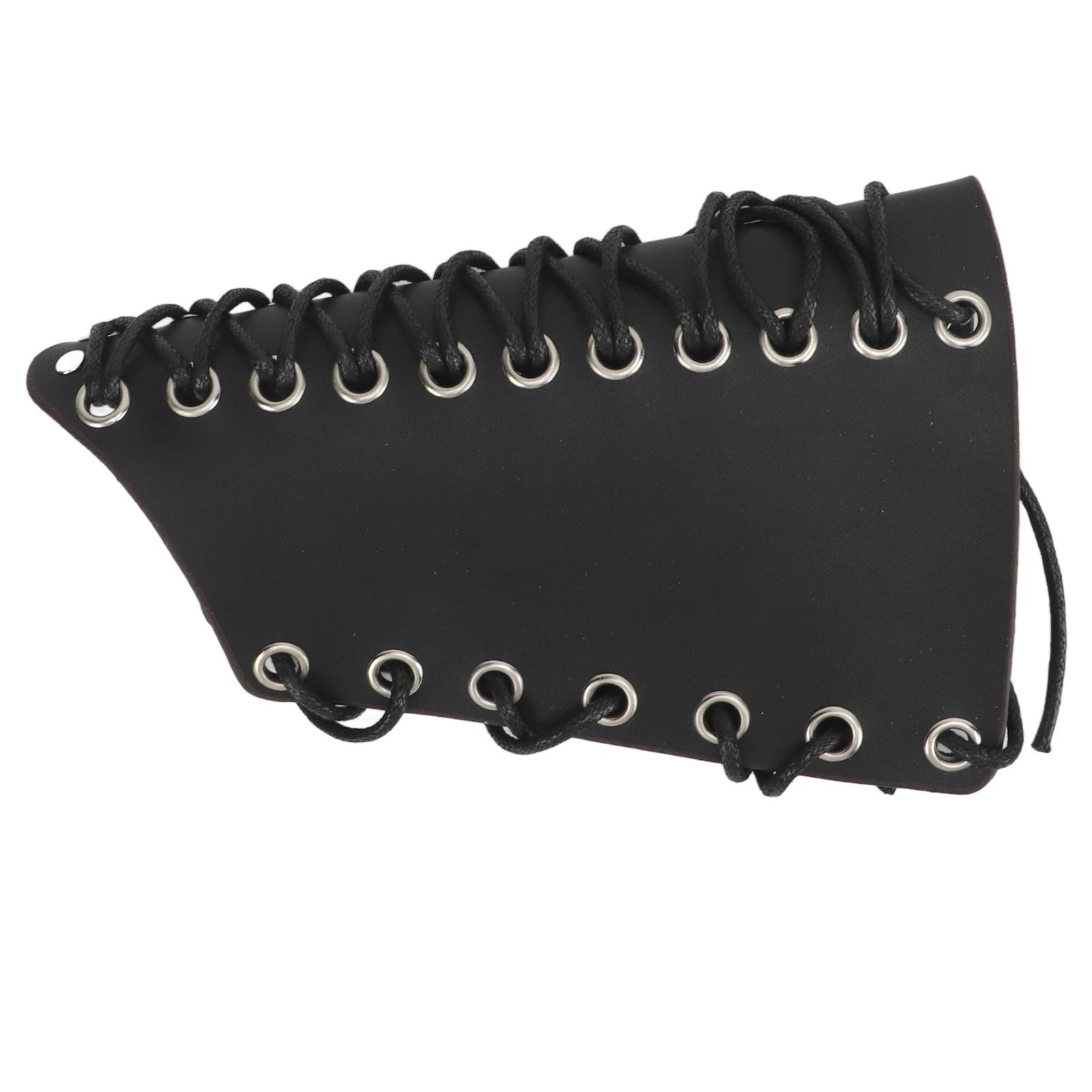 

Наруч для стрільби з лука Штучна шкіра Міцний Зручний для шкіри Інструменти для захисту руки для стрільби з лука Чорний