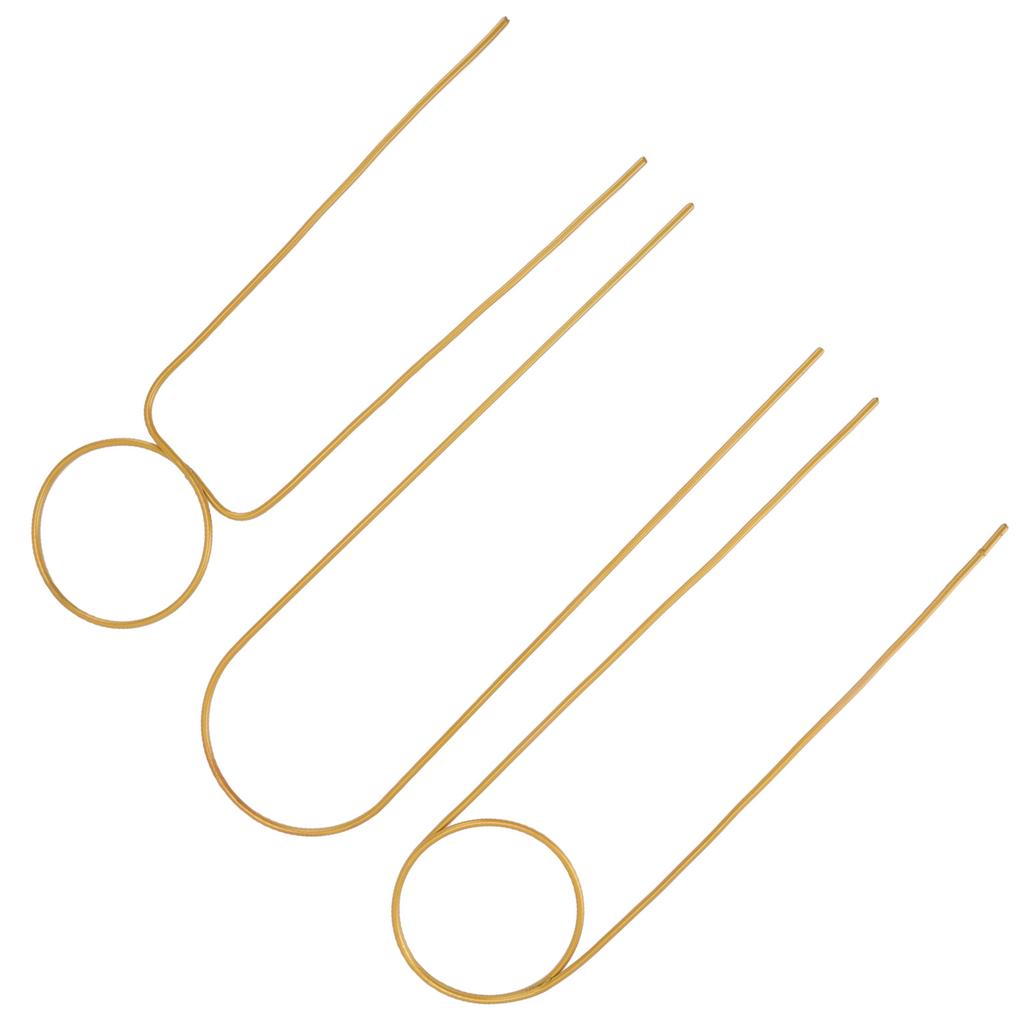 3 Pcs Plant Trellis 40cm Wrought Iron Metal Plant Climbing Trellis Indoor Green Plant Potted Flower