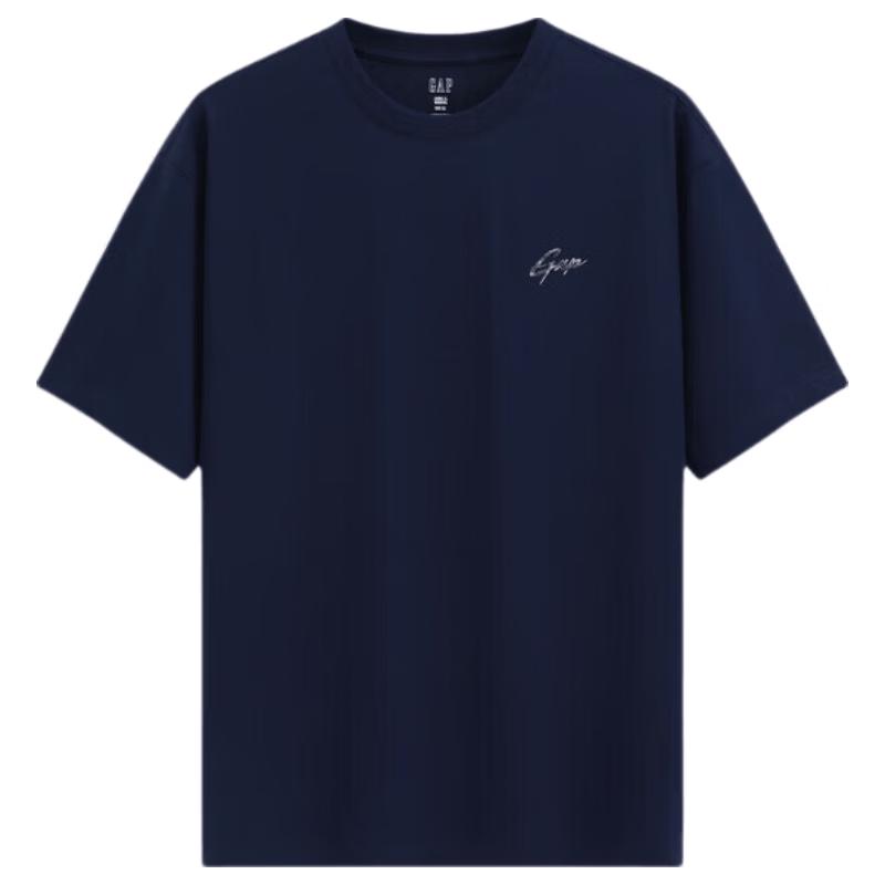 GAP Unisex Moisture-Wicking Logo Loose Fit T-Shirt