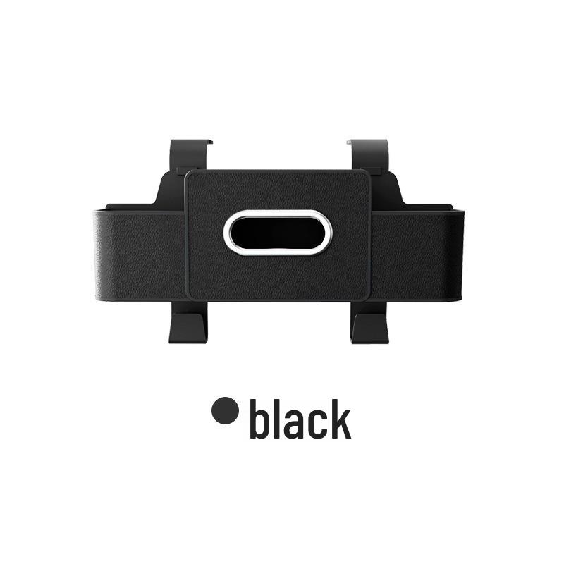 Multifunctional Car Seat Back Organizer with Tissue Box and Cup Holder Hooks