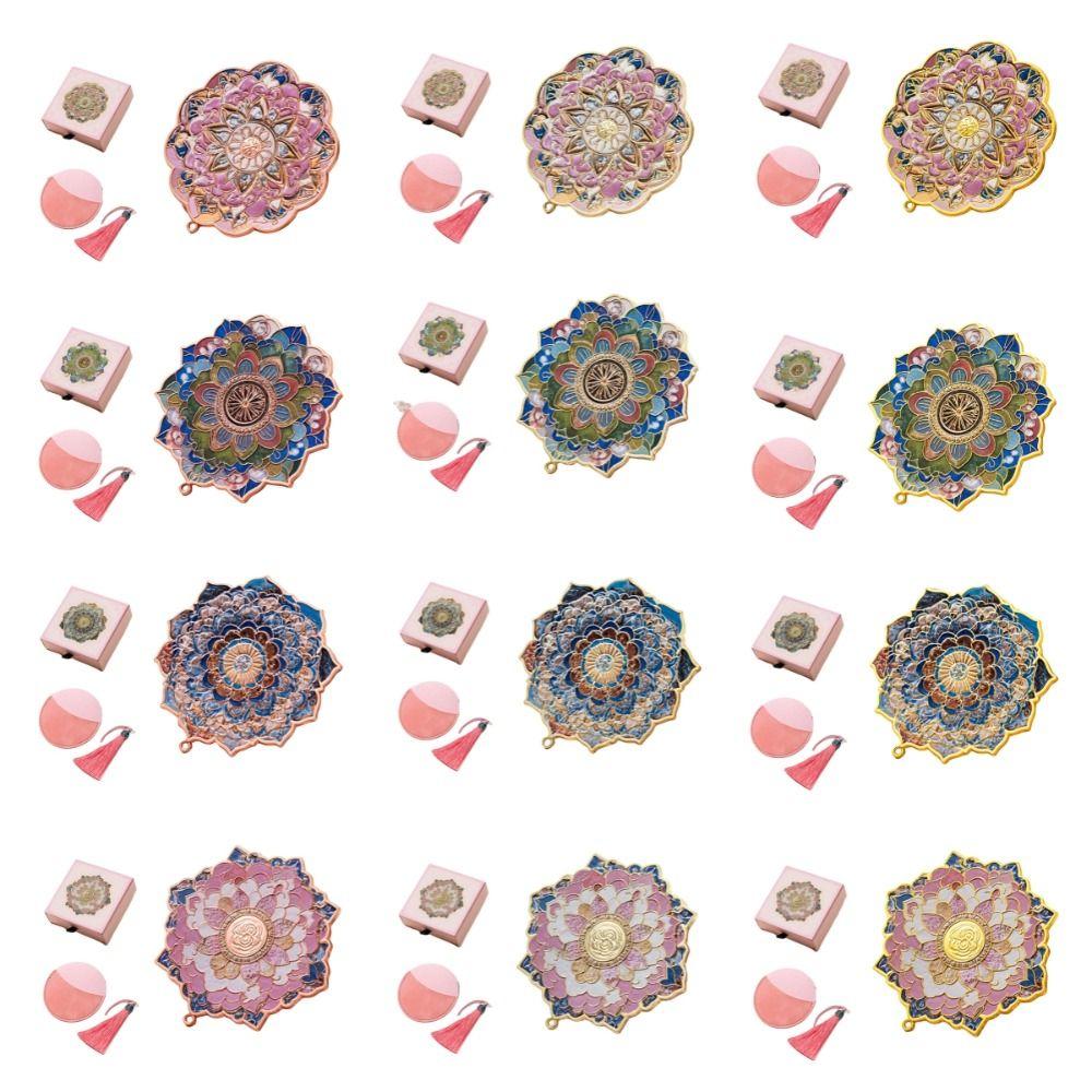 Tassel Chinese Style Mirror Copper Vanity Mirror Portable Vintage Mirror Makeup