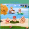 Cute Resin Capybara Figurine Blind Box Miniature Desk Decoration