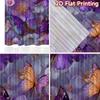 2D FLAT PRINTING 2pcs Curtains (Without Rod) Spring Butterfly Garden(2) Chic Curtain Fabric Versatile Polyester Fabric Curtains