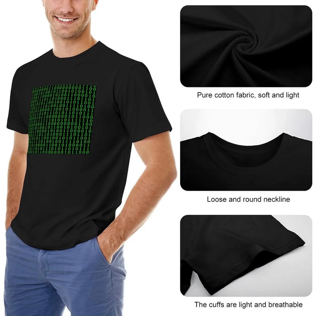Binary Finery T-Shirt Vintage Street Wear Mens Plain T Shirts