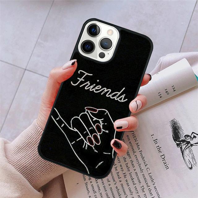 

Lovers BFF Couple Best Friends Phone Case For iPhone 17 Air 15 16 16e 11 12 13 14 Pro Max Cover For iPhone 17 Air Max Plus iPhone 13