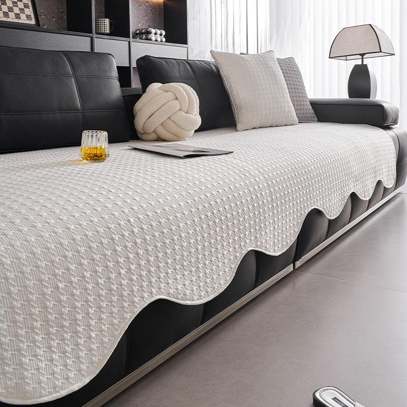 Ice Silk Special-Shaped Sofa Cushion New Summer Cool Leather Sofa Special Seat Cushion Light Luxury High-End Cool Cushion