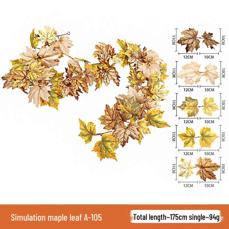Skladem Podzimní a Halloweenská dekorace z javorových listů pro Vánoce a Den díkůvzdání