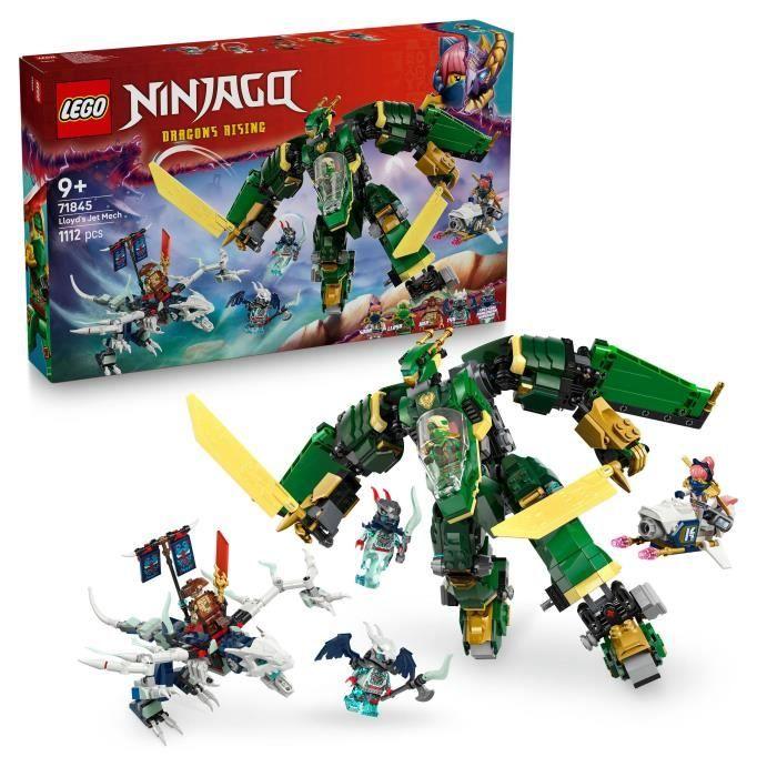 LEGO NINJAGO 71845 L’Avion-Robot De Lloyd - Jeu De Construction Pour Garçon Dès 9 Ans