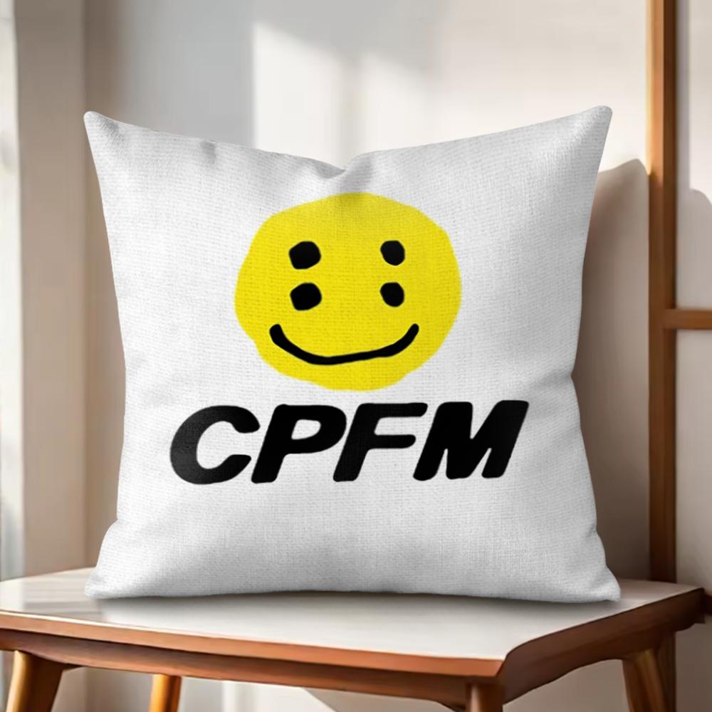 Luxury Smile C-Cpfm Cushion Cover Natural Linen Organic Fabric Double-Sided Printing Couch Pillow Covers Home Decor