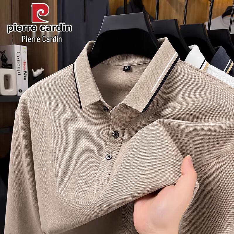 Pierre Cardin Men s Long Sleeve Cotton Polo Shirt 2XL